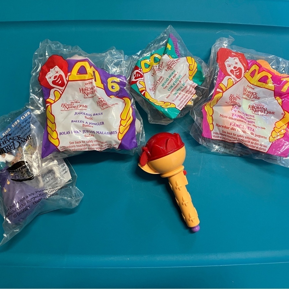 McDonald's and Burger King Happy Meal Toy Set - Picture 1 of 12